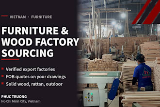 source vietnam furniture and wood manufacturers for your brand