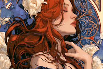 do anything in art nouveau style