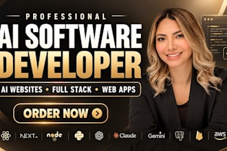 be your ai software developer for ai website, full stack development, ai webapp