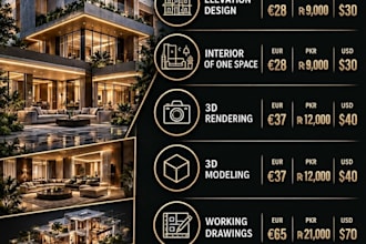 create interior design at cheap cost