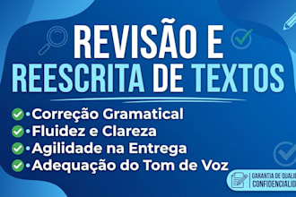 revisar, corrigir e reescrever seu documento