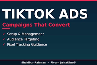 manage tiktok ads campaigns for conversions and sales