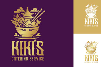 design modern restaurant, food, bakery and catering logo