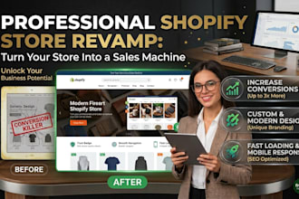 revamp and redesign your shopify store