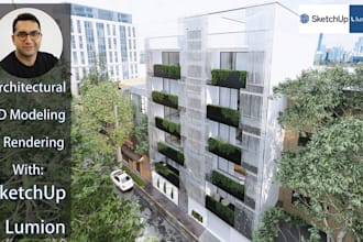 create architectural design 3d modeling and photoreal