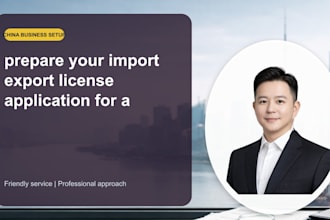 prepare your import export license plan for a china