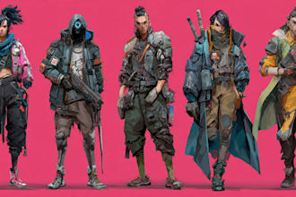 illustrate splash art, illustration, game art