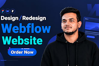 develop a modern webflow website for your business