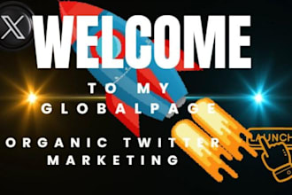 do organic growth for your twitter x page, real followers and engagement x post