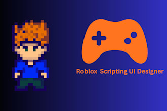 design professional roblox UI and custom game gui