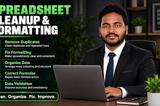 clean, format, organize, and fix your excel spreadsheet