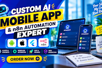 build ai mobile apps, ai chatbots, n8n ai automation solutions