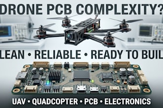 design drone electronics uav hardware and quadcopter pcb systems