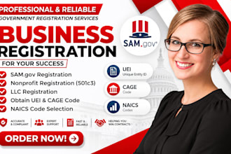 do sam gov nonprofit, llc registration, obtain uei, cage code and naics code