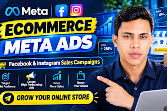create and optimize facebook ads for ecommerce sales