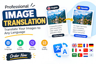 translate product image text into any language accurately and fast