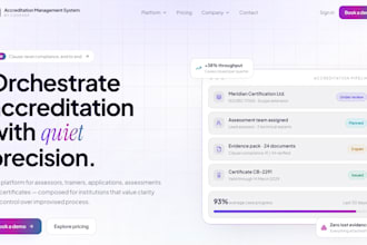 build a full stack saas platform or web application