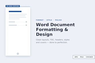 do microsoft word document formatting professionally