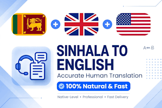 accurately translate sinhala to english and english to sinhala