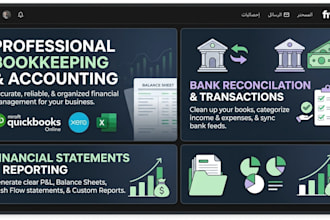 do professional bookkeeping and accounting for your business