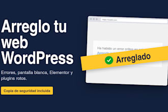fix wordpress errors and broken elementor sites