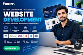 make a modern, responsive website for your business or personal brand