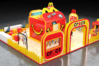 create professional 3d models and graphic designing