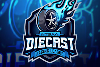 design a  motorsports car bike racing team or club logo