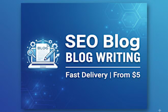 write SEO blog posts and articles for your website