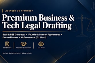 draft bulletproof saas agreements, software licenses, and b2b contracts