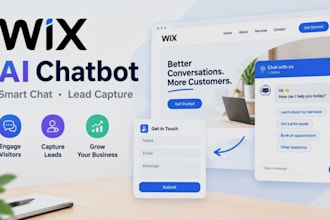 setup wix ai chatbot smart chat or chatbot for lead capture