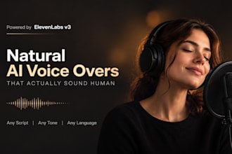 create natural ai voice overs using elevenlabs v3 text to speech