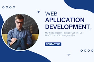 develop a secure web application and portfolios for you