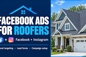 run facebook and instagram ads for roofing leads