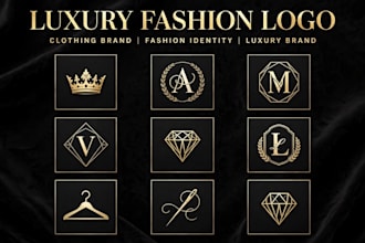 design luxury fashion clothing brand logo
