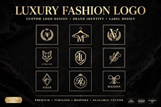 design luxury fashion clothing brand logo
