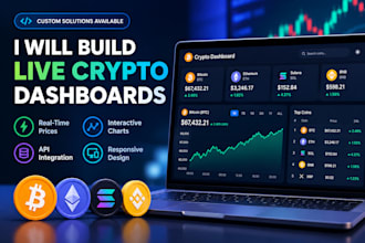 build live crypto dashboards