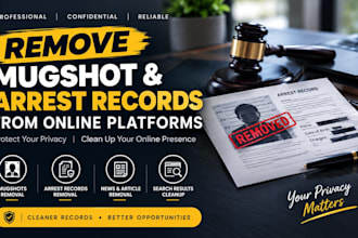 remove negative articles mugshots news deindex bad google search results