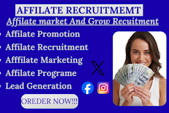 recruit affiliates and build your affiliate marketing team
