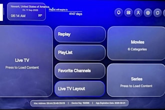 make iptv samsung app, lg with multi dns control panel
