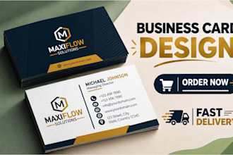 design professional business card double sided