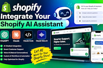 integrate your shopify ai assistant chatgpt claude code claude voice ai