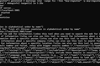 develop rust applications ex agentic llm crypto custom