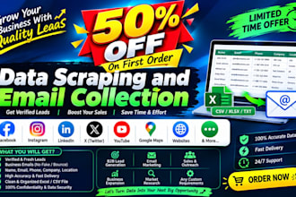do data scraping and targeted email collection
