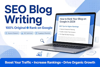 write SEO optimized blog post,translation and assignments