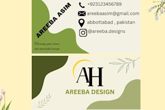 design a professional busines card for your brand