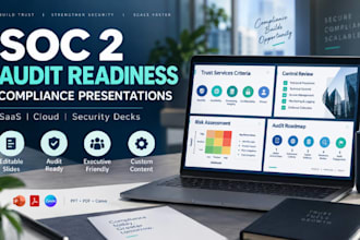 soc 2 audit readiness presentation, compliance deck for saas and cloud companies