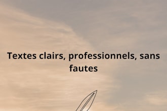 rédiger et corriger vos textes en francais