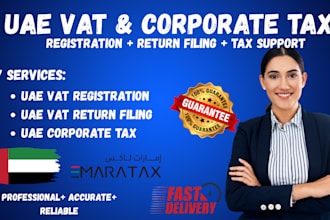 do uae vat registration, return filing and corporate tax