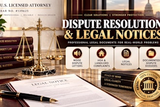 prepare a documented noise dispute letter for your case